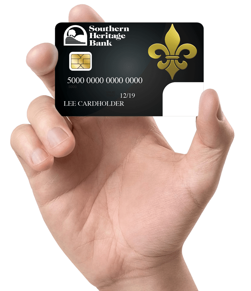 Credit Card processing through Southern Heritage Bank